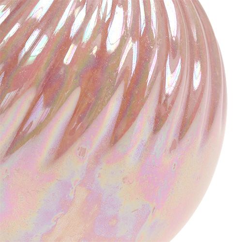 Floristik24 Vaso Ø7,5cm Alt.10cm madrepérola rosa 6 unidades