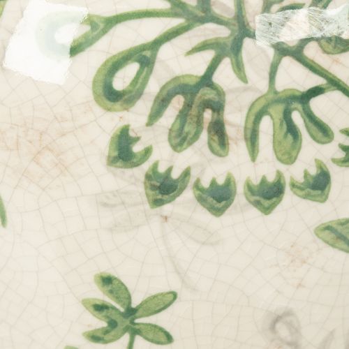 Itens Vaso com delicado padrão de plantas para decoração de casa, 19 cm