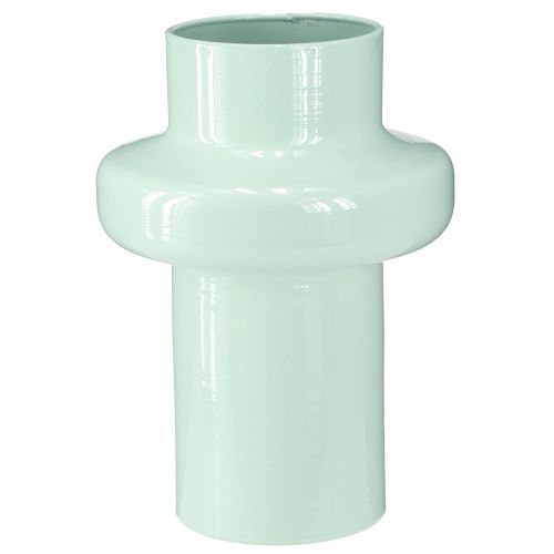 Itens Vaso Metal Vaso Decoração Verde Menta Pastel Ø16.5cm H23.5cm
