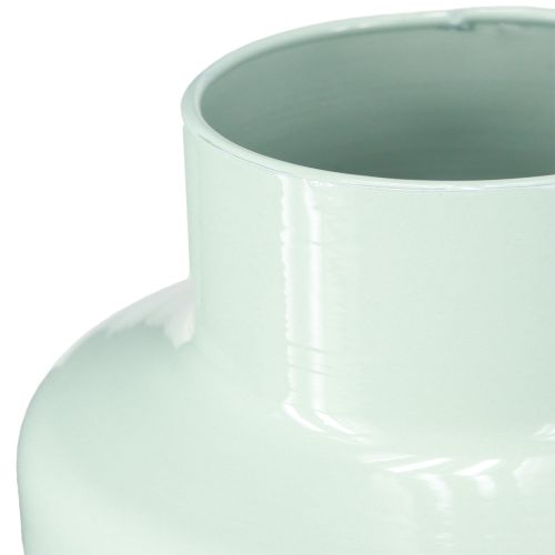 Itens Vaso Metal Vaso Decoração Verde Menta Pastel Ø16.5cm H23.5cm