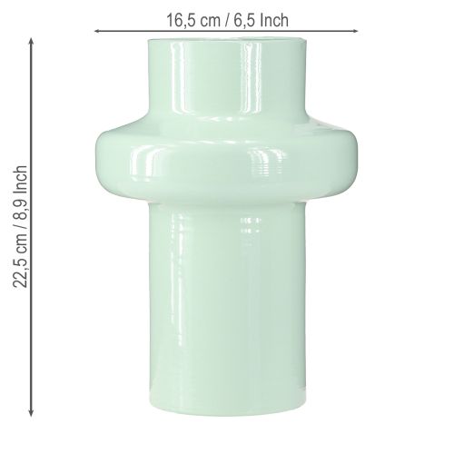 Itens Vaso Metal Vaso Decoração Verde Menta Pastel Ø16.5cm H23.5cm
