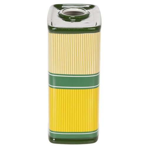 Itens Vaso decorativo de cerâmica para azeite, perfeito para decorar mesas com flores secas, 18 cm