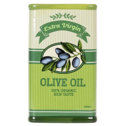 Itens Vaso para azeite, em cerâmica, ideal para decoração de cozinha e mesa mediterrânea, 18 cm