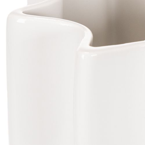 Vaso canelado, vaso decorativo alto para flores secas, 24 cm | Floristik24.pt