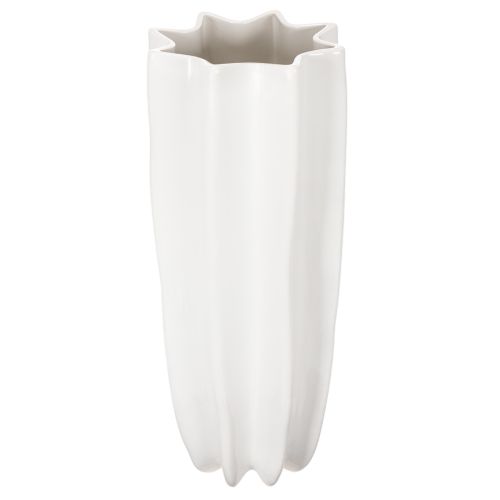 Vaso de flores canelado moderno decorativo de 38 cm comprar | Floristik24.pt