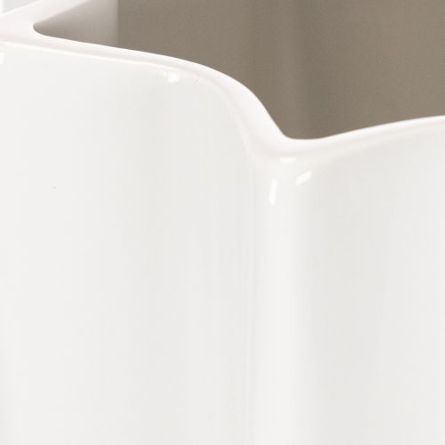 Vaso de flores canelado moderno decorativo de 38 cm | Floristik24.pt