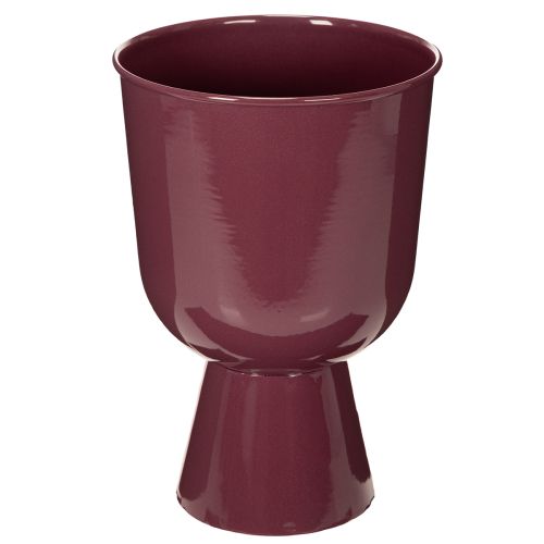 Vaso de flores em formato de taça, estilo moderno, decorativo para qualquer casa ou escritório, 23 cm