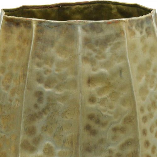 Floristik24 Jarra decorativa de metal vintage latão Ø43/30cm conjunto de 2