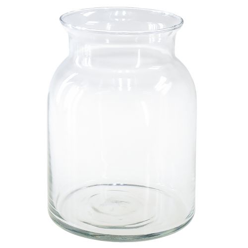 Lanterna decorativa para vaso de vidro transparente Ø18,5cm Alt.25,5cm