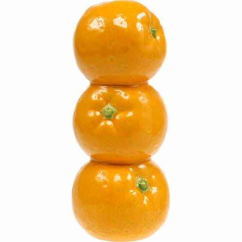 Floristik24 Vaso de laranjas vaso de cerâmica decoração de verão vaso de flores de frutas cítricas