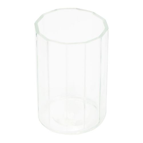 Itens Lanterna de vidro porta-velas transparente Ø9,5cm Alt.15cm 6 unidades