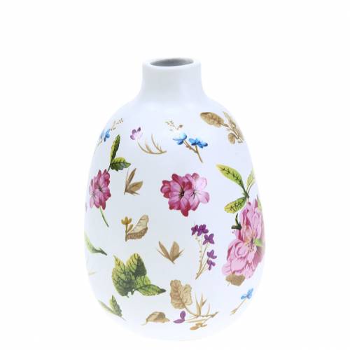 Floristik24 Vaso decorativo com flores brancas Ø9cm Alt13,8cm