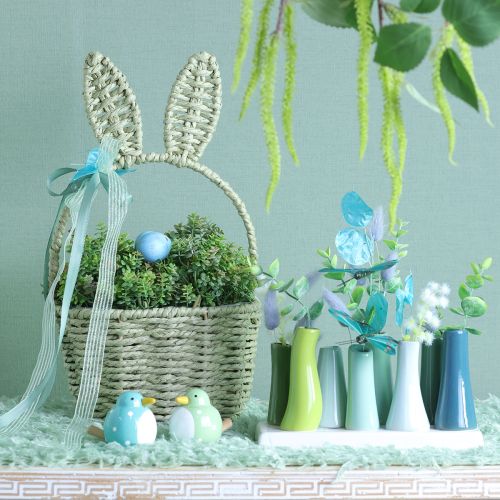 Itens Conjunto de mini vasos decorativos, decoração criativa para casa, 18 cm