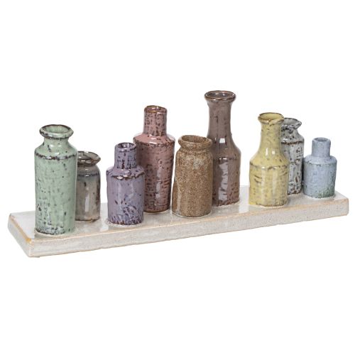 Itens Arranjo de vasos para decoração aconchegante de sala de estar, 30 cm