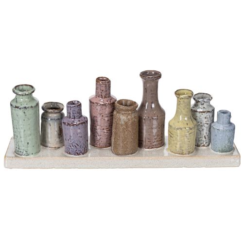 Itens Arranjo de vasos para decoração aconchegante de sala de estar, 30 cm