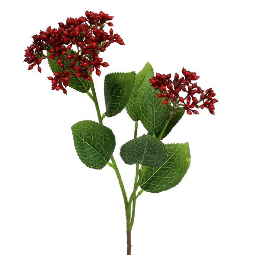 Itens Berry branch red viburnum berries 54cm 4pcs