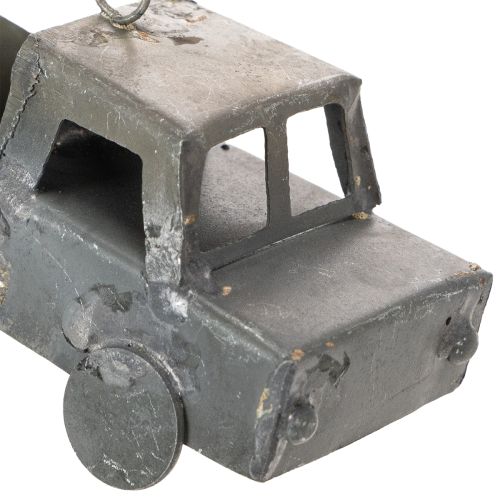 Itens Carrinhos decorativos vintage de metal para pendurar, tamanhos variados, 9-10 cm, 4 peças.