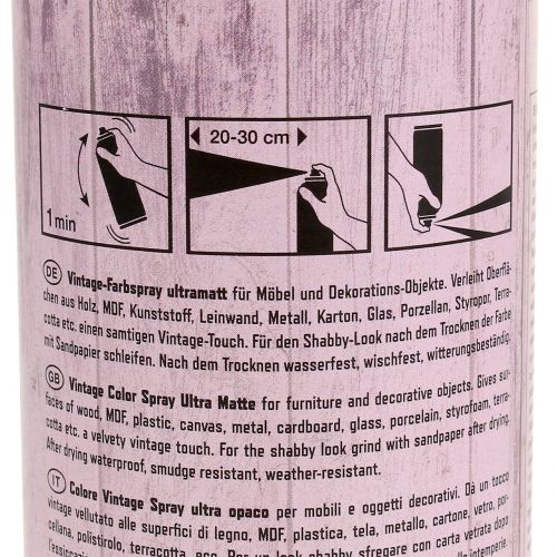 Floristik24 Tinta spray rosa claro vintage 400ml