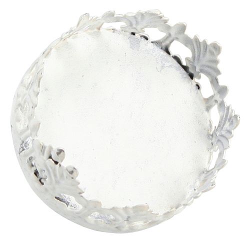 Floristik24 Suporte para tealight vintage para conectar branco Ø5,5cm Alt.8cm 4 unidades