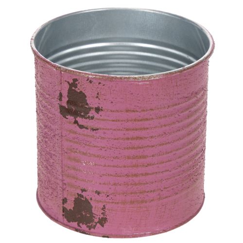 Itens Vaso decorativo vintage em metal roxo, decoração de verão, Ø11cm A10,5cm