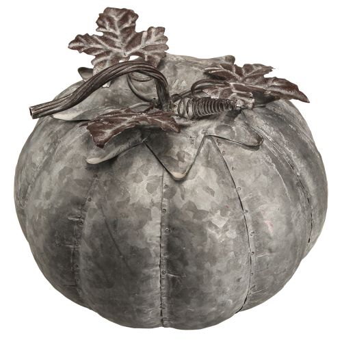 Floristik24 Decoração de outono de abóbora decorativa de zinco vintage feita de metal Ø21cm Alt.20cm