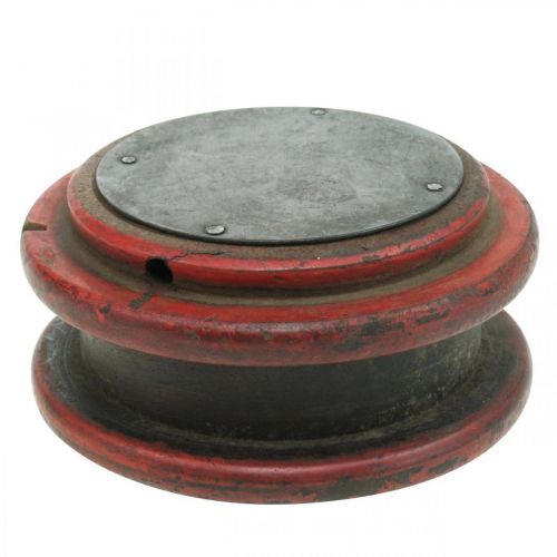 Floristik24 Rolo reverso Deco, castiçal, decoração de mesa, design industrial, look vintage Ø12cm