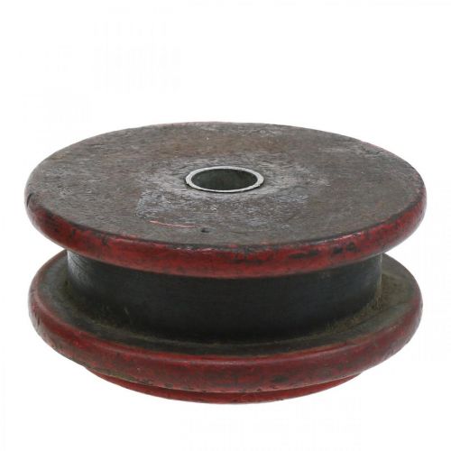 Rolo reverso Deco, castiçal, decoração de mesa, design industrial, look vintage Ø12cm