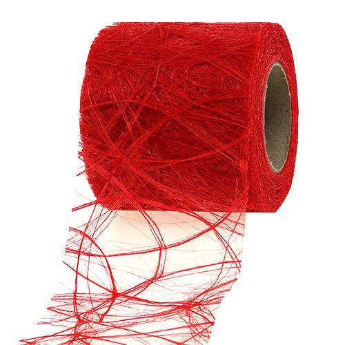 Velo 8cm 25m vermelho claro