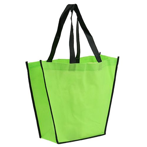 Floristik24 Saco de lã verde 38cm x 32cm 1p