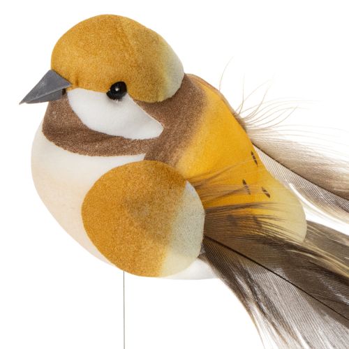 Itens Decorações de pássaros para mesas festivas. Versáteis estacas em formato de pássaros, 10 cm, pacote com 12 unidades.