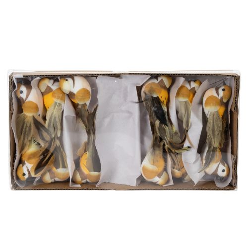 Itens Decorações de pássaros para mesas festivas. Versáteis estacas em formato de pássaros, 10 cm, pacote com 12 unidades.