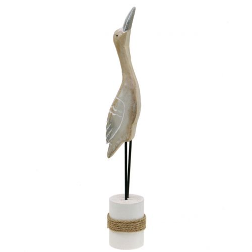 Floristik24 Escultura de pássaros em madeira H40cm