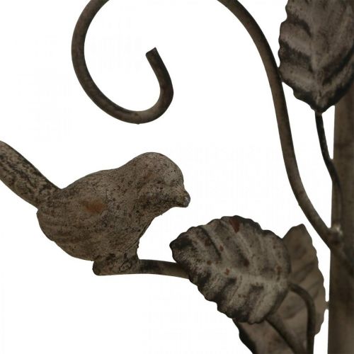 Floristik24 Casa de pássaros decorativa pendurada decoração varanda decoração vintage Ø20cm H43cm