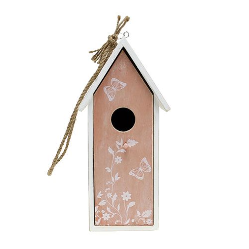 Floristik24 Birdhouse Orange para pendurar 25cm x 9cm