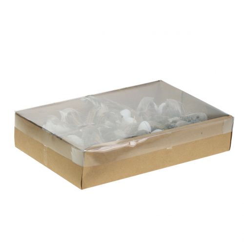 Floristik24 Ninho de pássaro com ovos e pássaros 6pcs