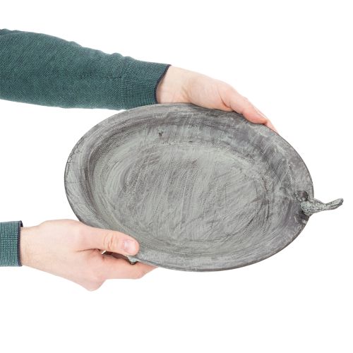 Itens Bebedouro decorativo para pássaros com delicado padrão de folhas em estilo vintage, 74 cm