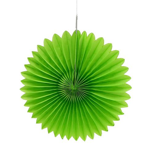 Floristik24 Flor de papel favo de mel verde Ø20cm 3 unidades