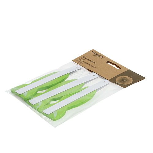 Floristik24 Flor de papel favo de mel verde Ø20cm 3 unidades