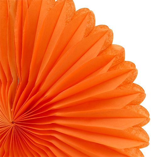 Floristik24 Flor de papel favo de mel laranja Ø20cm 3pcs