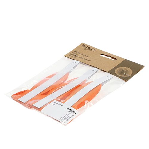 Floristik24 Flor de papel favo de mel laranja Ø20cm 3pcs