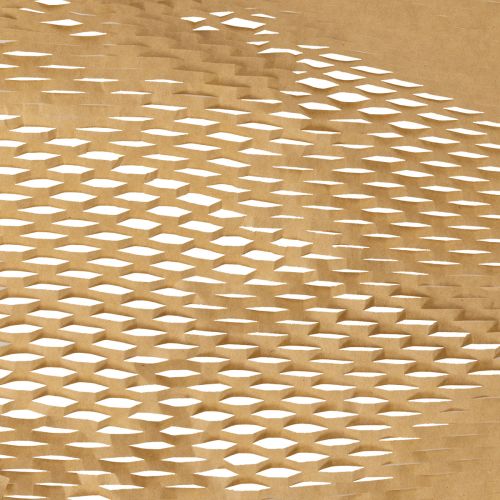 Rolo de papel artesanal em formato de favo de mel, 5m 50cm | Floristik24.pt