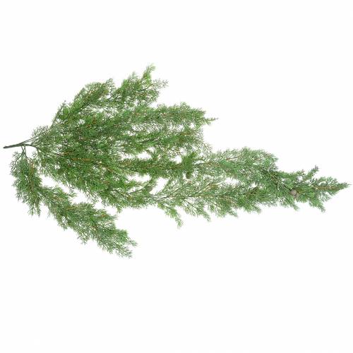 Floristik24 Deco ramo de zimbro com cones verdes 110cm