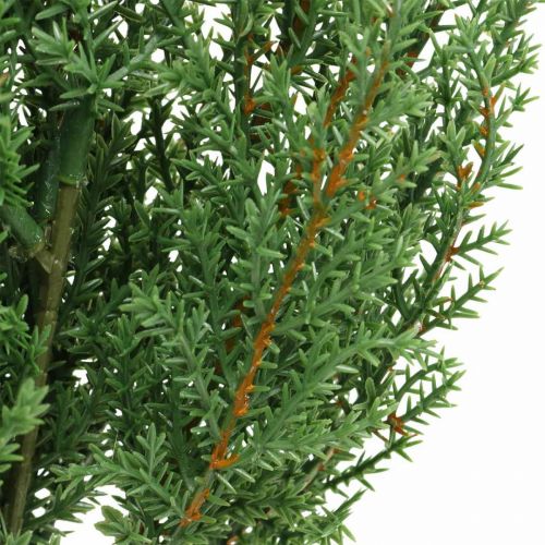 Itens Ramo de zimbro artificial verde decorativo de Natal 39 cm 6 unidades