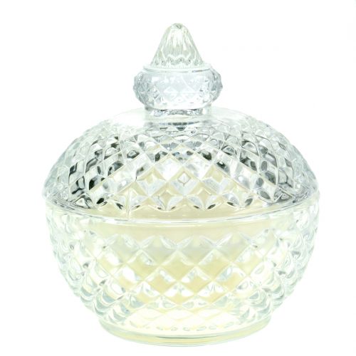 Floristik24 Vela perfumada em vidro baunilha Ø10cm