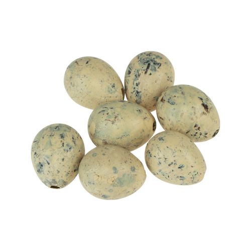 Floristik24 Decoração de ovos de codorna Creme de ovos soprados de Páscoa 3cm 50 un