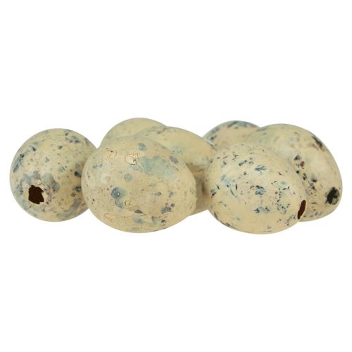 Floristik24 Decoração de ovos de codorna Creme de ovos soprados de Páscoa 3cm 50 un