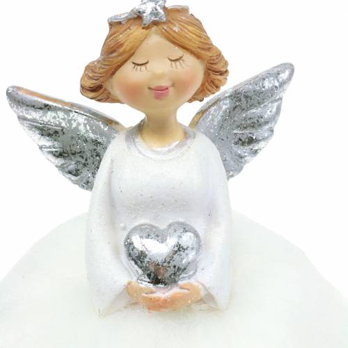 Itens Decoração de natal anjo acenando figura anjo da guarda H18cm