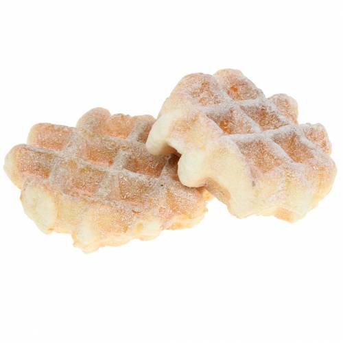 Floristik24 Waffle artificial Ø9cm 2pcs