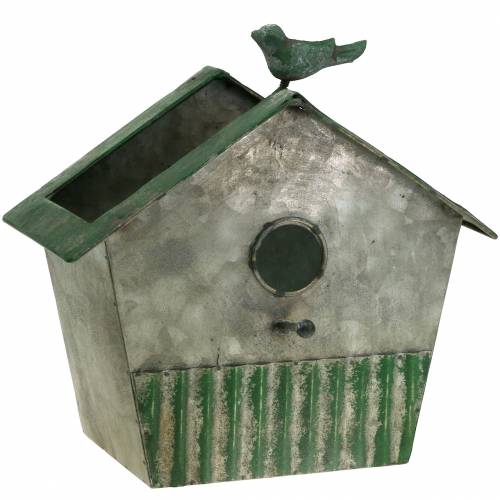 Floristik24 Casa de passarinho metálica para plantar Alt.25,5cm