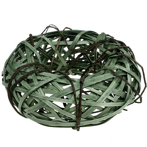 Floristik24 Grinalda de salgueiro pequeno verde Ø28cm